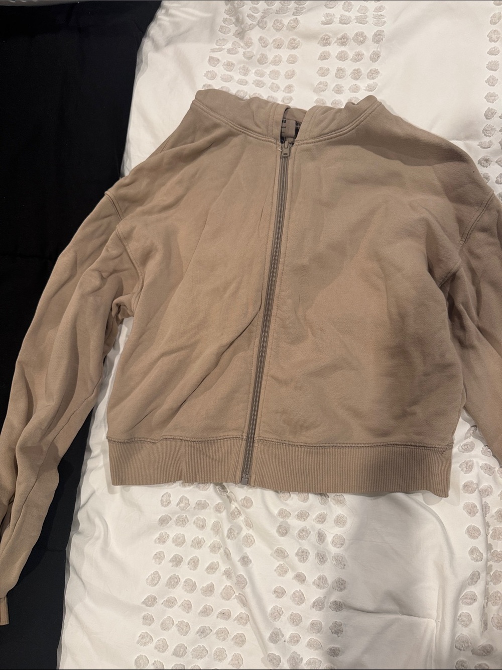 Skims Women’s Tan Zip-Front Jacket